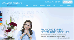 Desktop Screenshot of houstondental.com